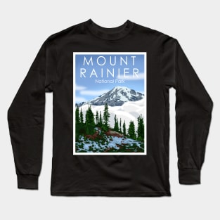 Mount Rainier Long Sleeve T-Shirt